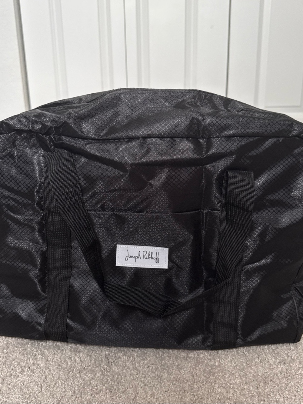Joseph Ribkoff Duffle Bag Black Travel Sporty Gym Athleisure